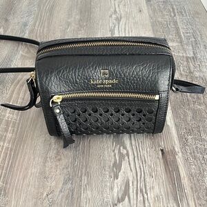Kate Spade Black Leather Crossbody Bag